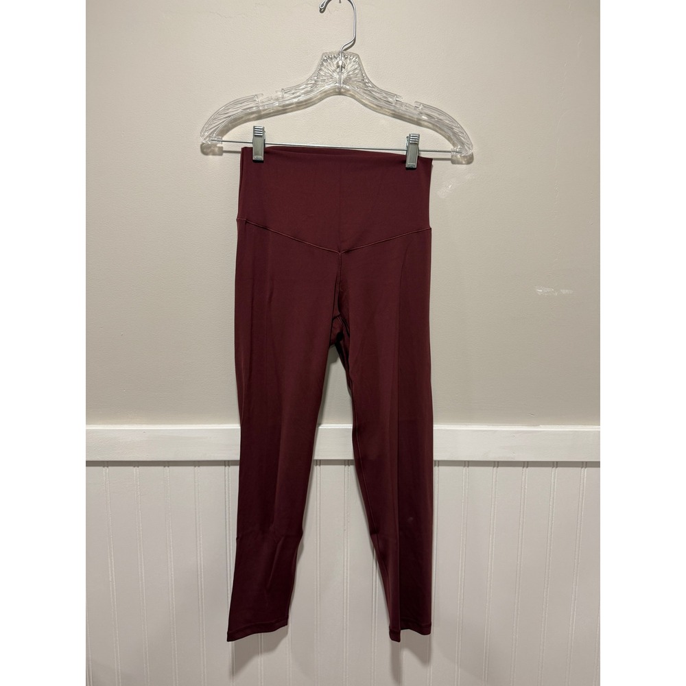 Offline by Aerie 7/8 Legging Hi-Rise Burgundy Pilates Yoga Women Size Medium